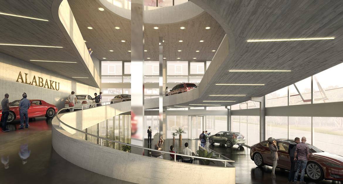 Neubau Autohaus und Bürogebäude